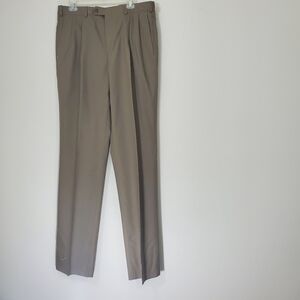 NWT J. B. Britches Tailored for Nordstrom 100% Superfine Wool Taupe Trou…